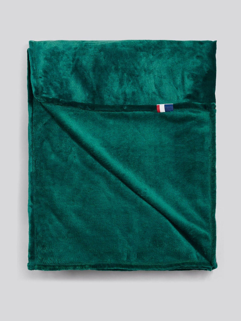 US Polo Assn fleece throw teal green 200x220 cm - British product