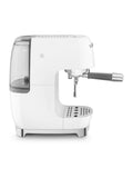 Smeg white espresso and cold brew coffee machine, UK version