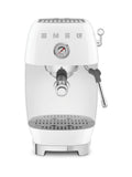 Smeg white espresso and cold brew coffee machine, UK version
