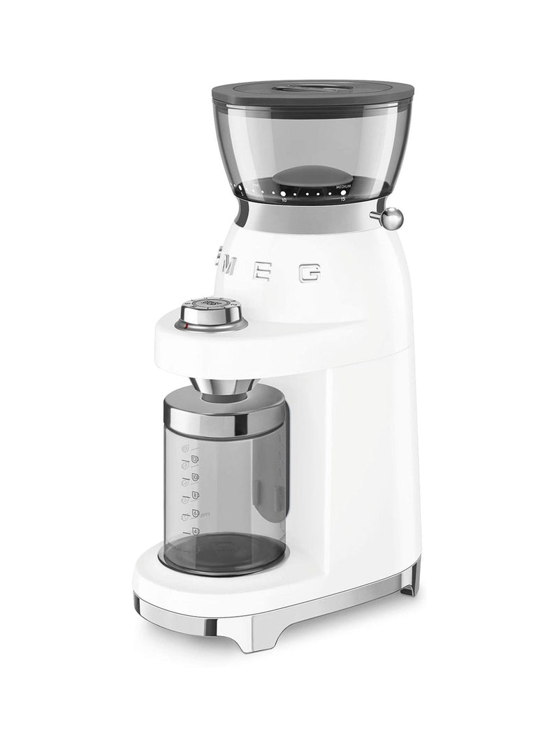 Smeg white coffee grinder - British product