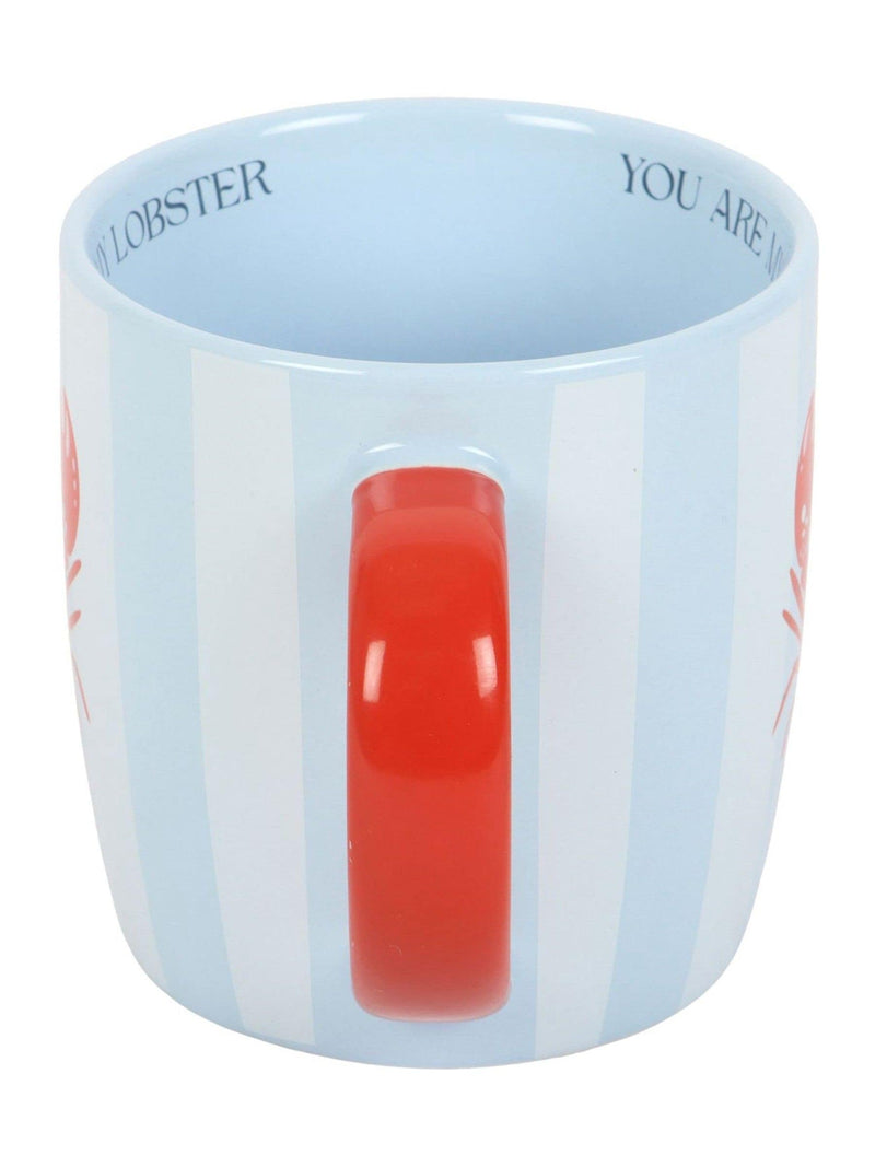 Something Different blue striped lobster mug 350ml, UK version