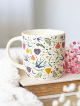 Next Something Different Cream Midnight Bloom Print Ceramic Mug 350ml- Buy online at McGrocer