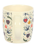 Something Different cream midnight bloom print mug 350ml, UK version