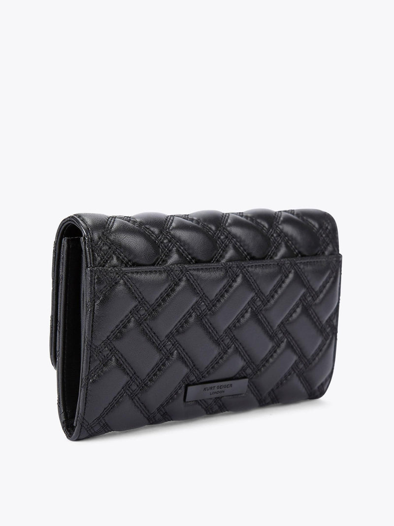 Kurt Geiger London black Kensington chain wallet (British brand)