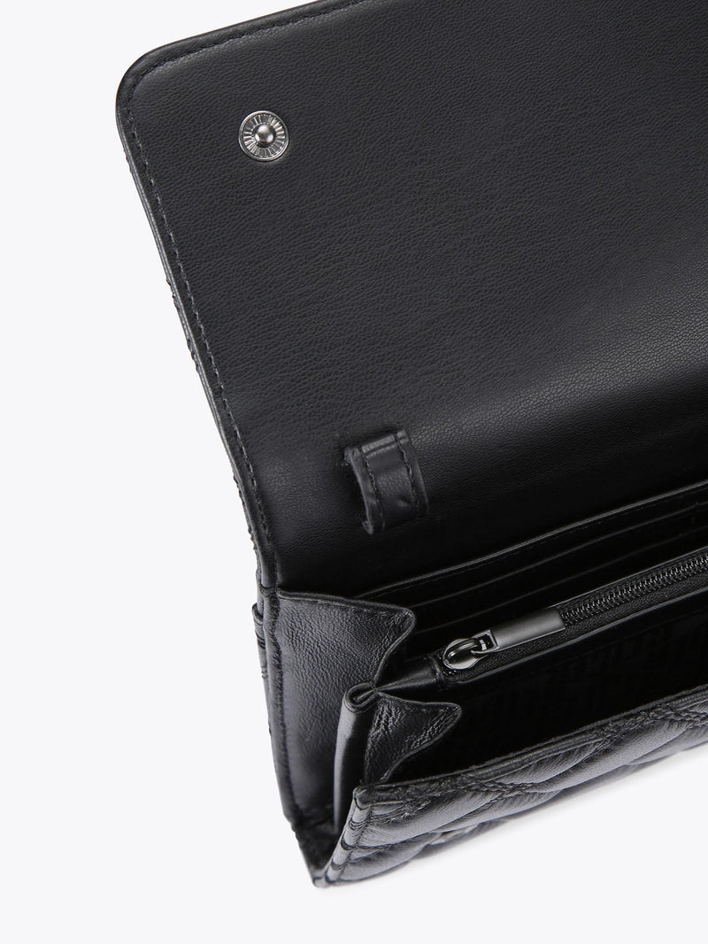 Kurt Geiger London black Kensington chain wallet (British brand)