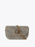 Kurt Geiger London small Chelsea crossbody bag in brown (British brand)