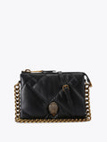 Kurt Geiger Kensington Puff pouch bag in black leather, UK version