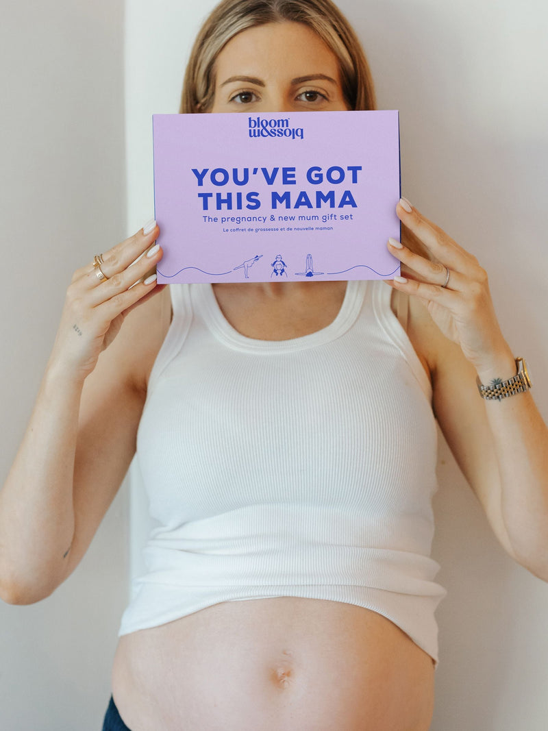 Bloom & Blossom pregnancy gift set trio, UK version