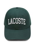 Lacoste green wordmark cap, UK version