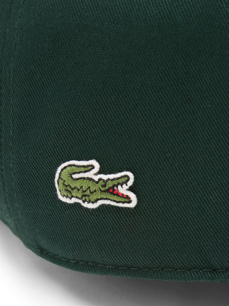 Lacoste green wordmark cap, UK version