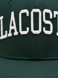 Lacoste green wordmark cap, UK version