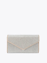 Next Carvela Silver Spiral Envelope Clutch Bag- Buy online at McGrocer
