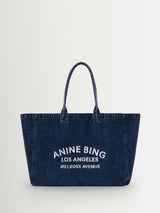 Next ANINE BING Blue Leo Denim Tote Bag- Buy online at McGrocer