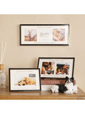 Widdop white paw print photo frame with ink pad (British brand)