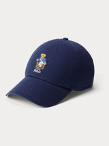 Next Polo Ralph Lauren Blue Newport Bear Cotton Twill Baseball Cap- Buy online at McGrocer