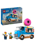 LEGO City Doughnut Truck toy set with 2 minifigures, UK version