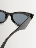 Le Specs Hypnosis cat-eye sunglasses black midsize - British product