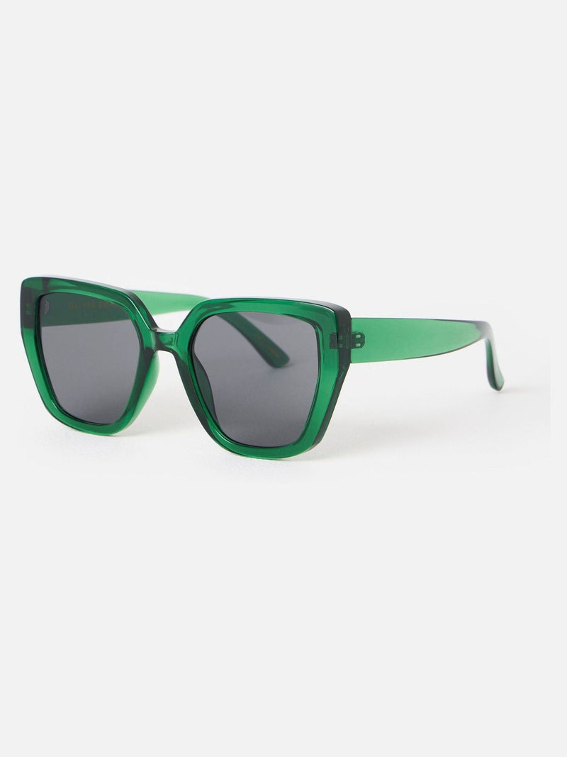 Oliver Bonas green crystal cat eye sunglasses, UK version