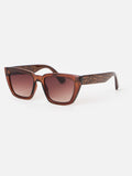 Oliver Bonas brown angled square sunglasses - British product