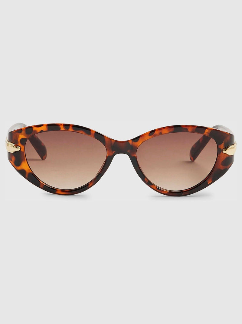 River Island brown slim cat eye sunglasses (British brand)