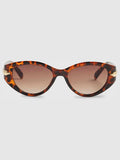 River Island brown slim cat eye sunglasses (British brand)