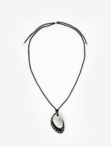 Next Mint Velvet Black Studded Pendant Necklace- Buy online at McGrocer
