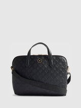 Next River Island Matte Black Monogram Laptop Case- Buy online at McGrocer