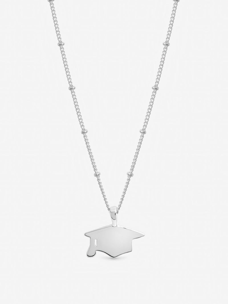 Inicio silver plated graduation pendant gift box - British product