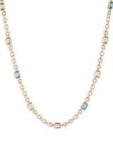 Next Lauren Ralph Lauren Gold Tone Multi Stone Necklace 40.5cm- Buy online at McGrocer