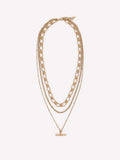 Boden gold tone layering necklace, imported from the UK