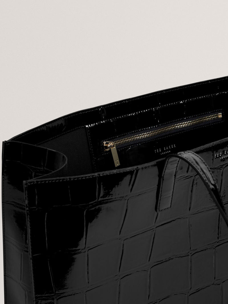 Ted Baker Vivvien handbag extra large croc effect - British product
