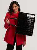 Ted Baker Vivvien handbag extra large croc effect - British product