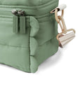 Done by Deer green quilted insulated lunch bag, imported from the UK