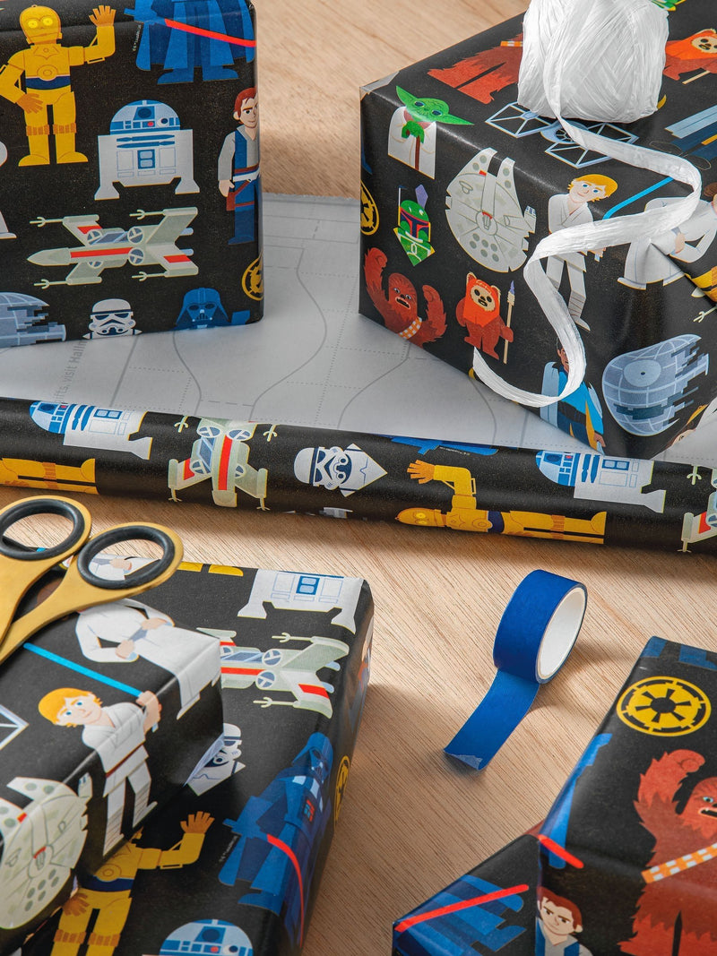 Hallmark Star Wars wrapping paper 3 rolls 2m each, imported from the UK