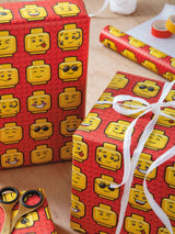 Next Hallmark Lego Heads Wrapping Paper - 3 x 2m Rolls- Buy online at McGrocer