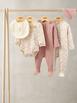 Next Mamas & Papas Pink Welcome To The World 5 Piece Baby Girls Clothing Set- Buy online at McGrocer