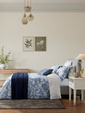 Bedeck of Belfast pillowcase pair chambray blue - British product