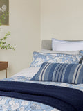Bedeck of Belfast pillowcase pair chambray blue - British product