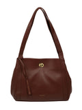 Pure Luxuries London Zoff brown leather handbag (British brand)