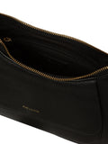Pure Luxuries London Black Calista leather grab bag, imported from the UK