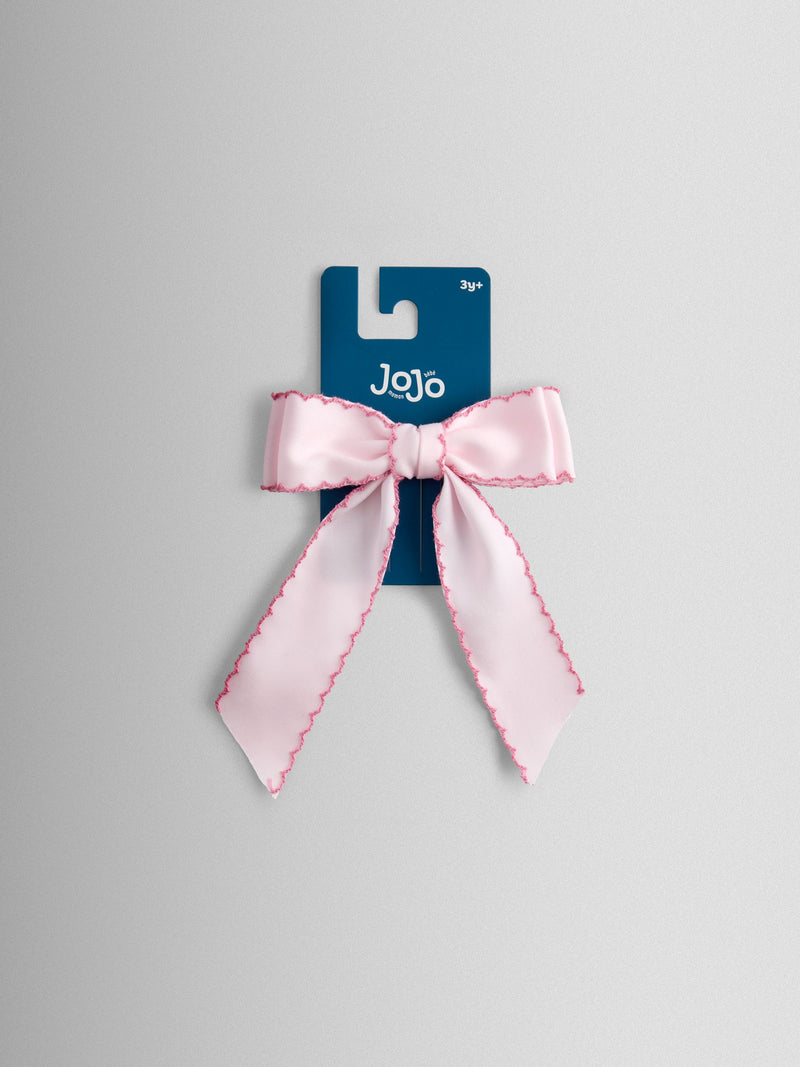 JoJo Maman Bébé bright pink large bow clip, imported from the UK