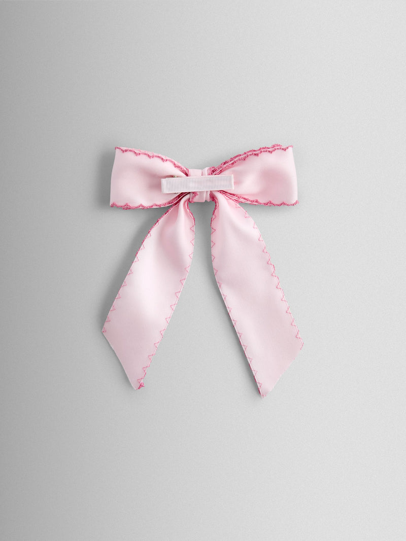 JoJo Maman Bébé bright pink large bow clip, imported from the UK