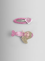 Next JoJo Maman Bébé Mid Pink 2-Pack Mermaid Hair Clips- Buy online at McGrocer