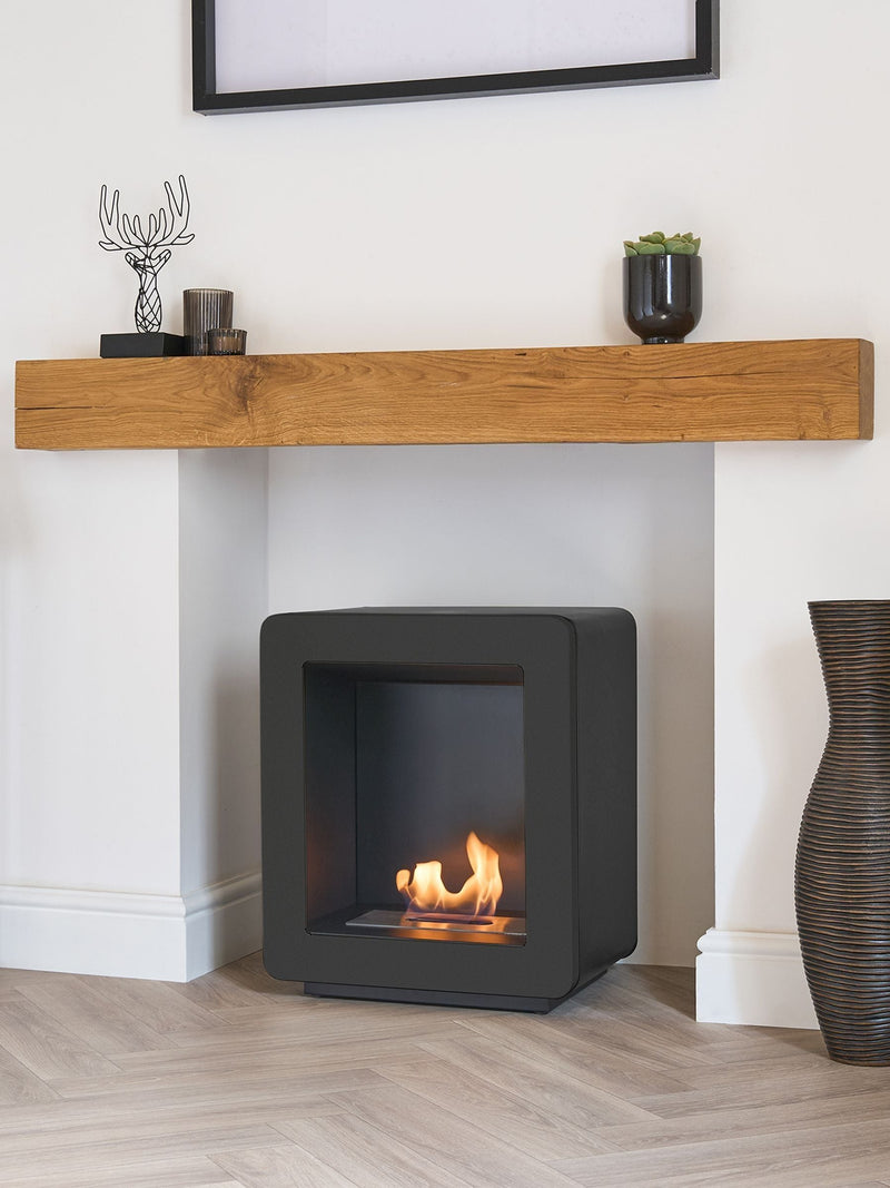 Adam Mira bio ethanol stove black finish - British product