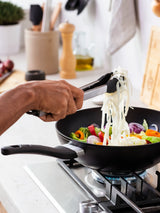 Next Masterchef Black Wok Pan 28cm- Buy online at McGrocer