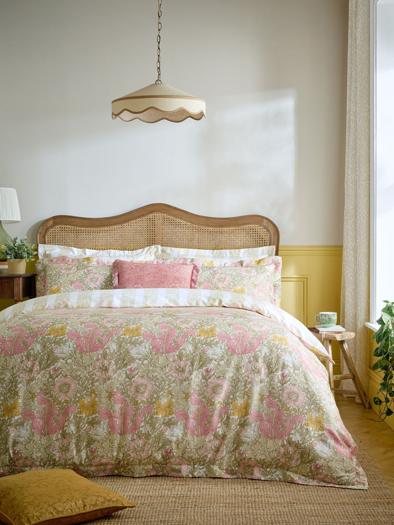 William Morris Summer Yellow Compton pillowcases set of 2 (British brand)
