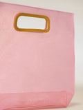 Bath & Body Works clear pink gift bag - British product