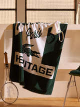 Next Lacoste Vert Retro Beach Towel- Buy online at McGrocer