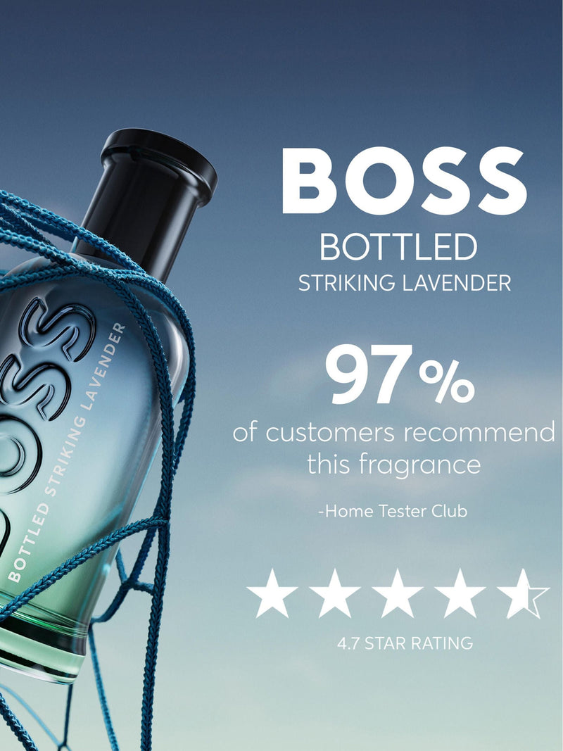 BOSS Striking Lavender eau de parfum 100ml, limited edition (British brand)