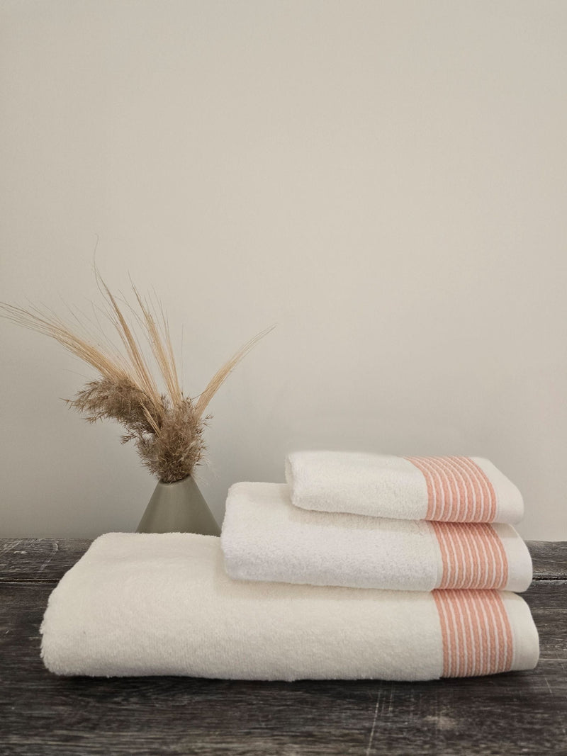 Casa Lusso 3 Piece Coral Reef Colourful Trinity Turkish Cotton Towels Set